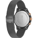 Hugo Boss Associate Chronograph Grey Dial Grey Mesh Bracelet Watch for Men - 1513870