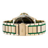 Lacoste Capbreton Green Dial 2 Tone Steel Strap Watch for Men- 2010962