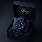 Lacoste 12.12 Blue Dial Blue Silicon Strap Watch for Men - 2010970