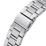 Michael Kors Essex Silver Dial Silver Steel Strap Watch for Women - MK4906