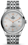 Tudor 1926 Automatic Silver Dial Silver Steel Strap Watch for Men - M91650-0001