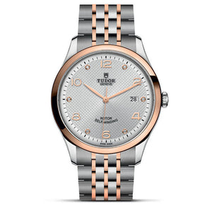 Tudor 1926 Automatic Diamonds Silver Dial Two Tone Steel Strap Watch for Men - M91651-0002