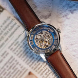 Fossil Townsman Clear Dial Brown Leather Strap Watch for Men - ME3267