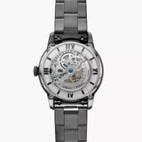 Fossil Townsman Clear Dial Gray Steel Strap Watch for Men- ME3268