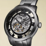 Fossil Townsman Clear Dial Gray Steel Strap Watch for Men- ME3268