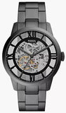 Fossil Townsman Clear Dial Gray Steel Strap Watch for Men- ME3268