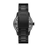 Fossil Townsman Clear Dial Black Steel Strap Watch for Men - ME3269