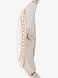 Michael Kors Harlowe Three-Hand Mother of Pearl White Dial Tri Tone Steel Strap Watch for Women - MK4846