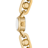 Michael Kors Astor Link Gold Dial Gold Steel Strap Watch for Women - MK4871