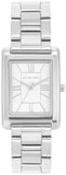 Michael Kors Essex Silver Dial Silver Steel Strap Watch for Women - MK4906