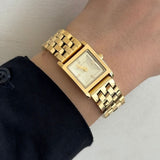 Michael Kors Georgie Gold Dial Gold Steel Strap Watch for Women - MK4931