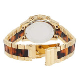 Michael Kors Ritz Chronograph Gold Dial Two Tone Steel Strap Watch for Women - MK6322