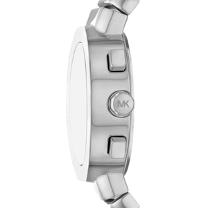 Michael Kors Gramercy Silver Dial Silver Steel Strap Watch for Women - MK7526
