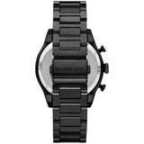 Michael Kors Panorama Black Dial Black Steel Strap Watch for Men - MK9198