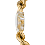 Michael Kors Petite Gold Dial Gold Chain-Link Strap Watch for Women - MKO1067