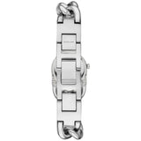 Michael Kors Petite Silver Dial Silver Chain-Link Strap Watch for Women - MKO1068