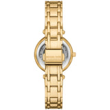 Michael Kors Laney Silver Dial Gold Steel Strap Watch for Women - MKO1083