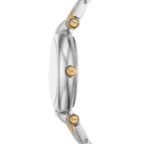 Michael Kors Laney Blue Dial Two Tone Steel Strap Watch for Women - MKO1085