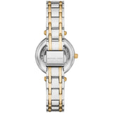 Michael Kors Laney Blue Dial Two Tone Steel Strap Watch for Women - MKO1085
