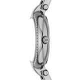 Michael Kors Laney Silver Dial Silver Steel Strap Watch for Women - MKO1112