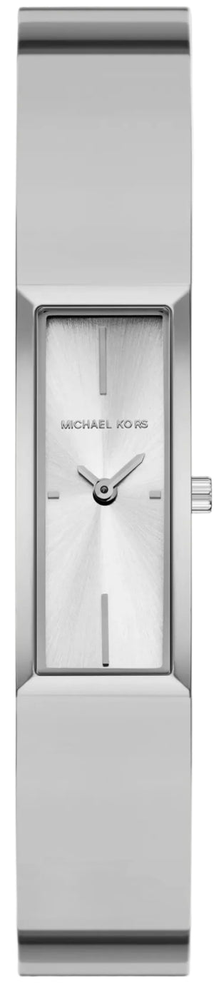 Michael Kors Yazmeen Silver Dial Silver Steel Strap Watch for Women  - MKO1141