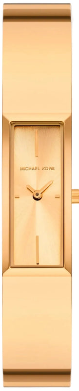 Michael Kors Yazmeen Gold Dial Gold Steel Strap Watch for Women - MKO1142