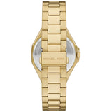 Michael Kors Callum Black Dial Gold Steel Strap Watch for Men - MKO1179