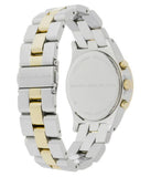 Marc Jacobs Henry Chronograph Silver Dial Two Tone Steel Strap Watch for Women - MBM3197