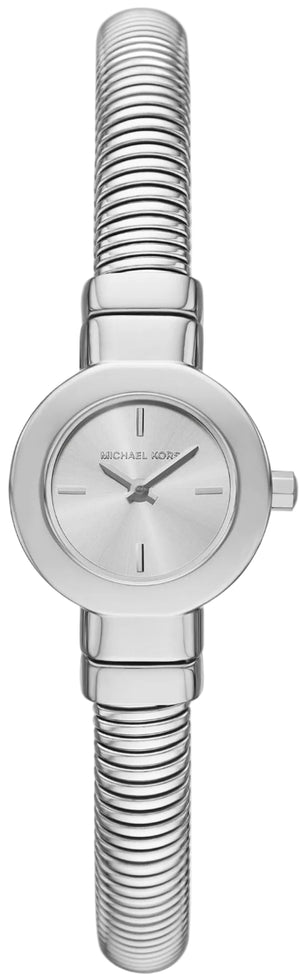 Michael Kors Gramercy Silver Dial Silver Steel Strap Watch for Women - MK7529