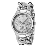 Michael Kors Runway Twist Silver Dial Silver Steel Strap Watch for Women - MK3149