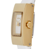 Michael Kors Darrington Silver Dial Two Tone Leather Strap Watch for Women - MK4899