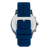 Lacoste 12.12 Blue Dial Blue Silicone Strap Watch for Men - 2011244