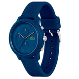 Lacoste 12.12 Blue Dial Blue Silicone Strap Watch for Men - 2011244