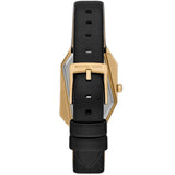 Michael Kors Suri Gold Dial Black Leather Strap Watch for Women - MK4880