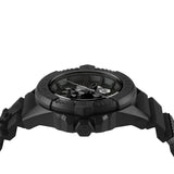 Philipp Plein The Skull Black Dial Black Silicone Strap Watch for Men - PWAAA0721