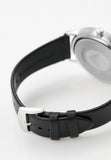 Emporio Armani Ruggero Black Dial Black Leather Strap Watch for Men - AR11193