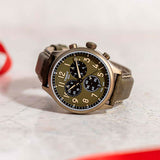 Tissot Chrono XL Brown Dial Brown Leather Strap Watch for Men - T116.617.36.092.00