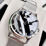 Tissot Heritage Visodate Black Dial Silver Steel Strap Watch - T118.410.11.057.00