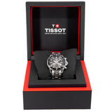 Tissot Seastar Black Dial Silver Steel Strap Watch for Men - T120.217.11.061.00