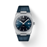 Tissot PRX Blue Dial Blue Leather Strap Watch for Men - T137.410.16.041.00