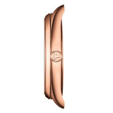 Tissot PR 100 Black Dial Rose Gold Steel Strap Watch for Men - T150.410.33.051.00