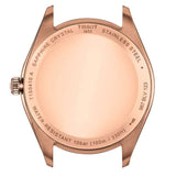 Tissot PR 100 Black Dial Rose Gold Steel Strap Watch for Men - T150.410.33.051.00