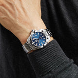 Tag Heuer Aquaracer Blue Dial Silver Steel Strap Watch for Men - WBD1112.BA0928