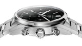 Tag Heuer Carrera Chronograph Black Dial Silver Steel Strap Watch for Men - CBN2010.BA0642