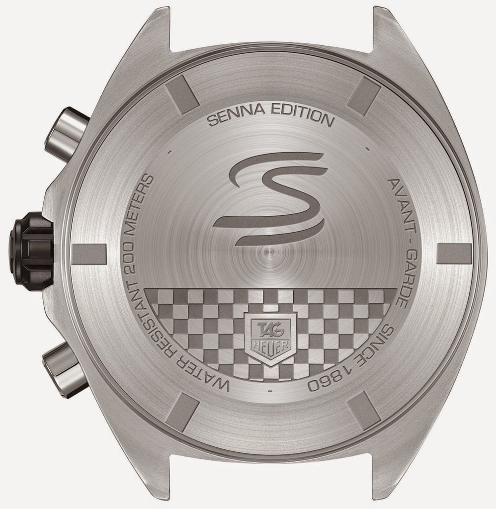 Tag Heuer Formula 1 Senna Limited Edition Chronograph Black Dial Silver Steel Strap Watch for Men - CAZ1013.BA0883
