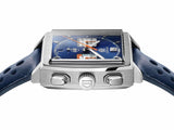 Tag Heuer Monaco Gulf Automatic Chronograph Blue Dial Blue Leather Strap Watch for Men - CBL2115.FC6494