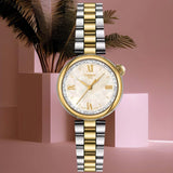 Tissot Desir White Dial 2 Tone Steel Strap Watch for Women - T152.010.22.118.01