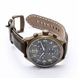 Tissot Chrono XL Brown Dial Brown Leather Strap Watch for Men - T116.617.36.092.00