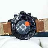 Tissot Seastar Black Dial Brown Leather Strap Watch for Men - T120.417.36.051.00