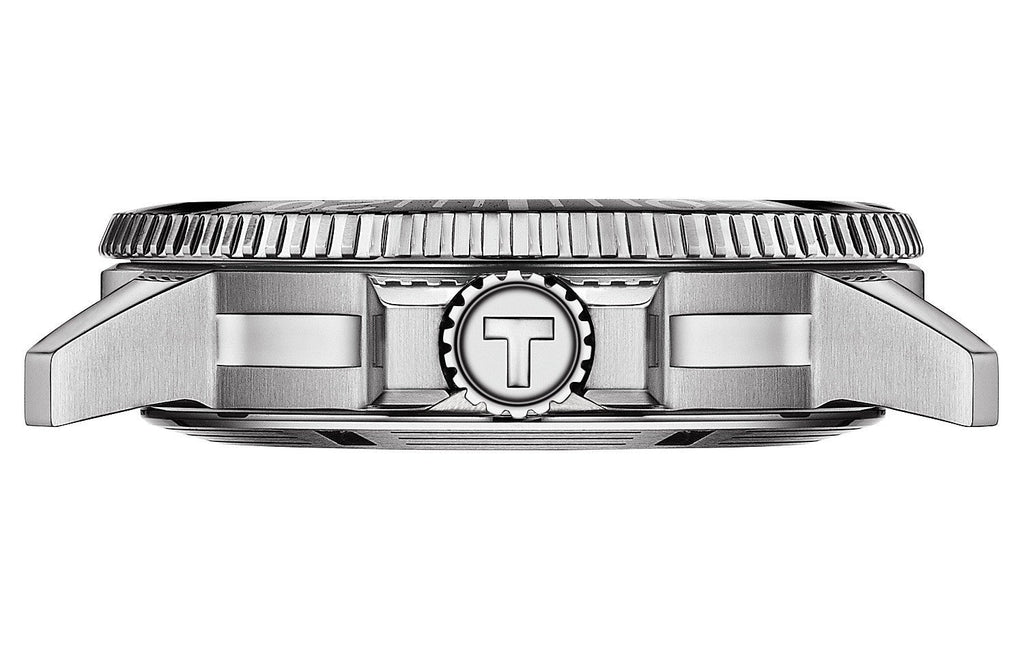 Tissot Seastar 1000 Powermatic 80 Blue Dial SIlver Mesh Bracelet Watch For Men - T120.407.11.041.02